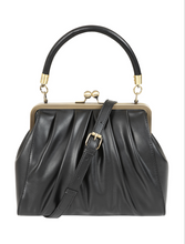 Laden Sie das Bild in den Galerie-Viewer, Vintage Tasche mit Schultergurt , Scarlett Frame , Schwarz
