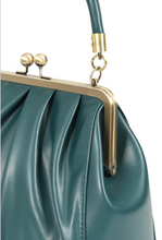 Laden Sie das Bild in den Galerie-Viewer, Vintage Tasche mit Schultergurt , Scarlett Frame , Grün-Petrol
