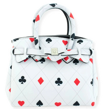 Laden Sie das Bild in den Galerie-Viewer, Handtasche Queen of Hearts, Weiss
