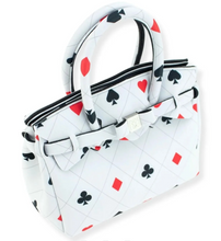 Laden Sie das Bild in den Galerie-Viewer, Handtasche Queen of Hearts, Weiss
