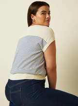 Laden Sie das Bild in den Galerie-Viewer, Lina Top D'Oleron, Navy-Ivory
