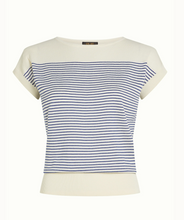 Laden Sie das Bild in den Galerie-Viewer, Lina Top D'Oleron, Navy-Ivory
