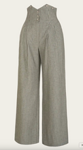 Laden Sie das Bild in den Galerie-Viewer, The Miss Fancy Pants Slacks, Gün gesterift Herringbone
