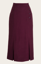 Laden Sie das Bild in den Galerie-Viewer, The Art Deco Dream Skirt, Plum
