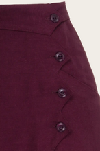 Laden Sie das Bild in den Galerie-Viewer, The Art Deco Dream Skirt, Plum
