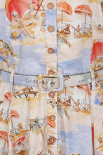 Laden Sie das Bild in den Galerie-Viewer, Swingkleid Bella Retro Beach, Creme

