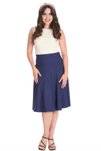 Laden Sie das Bild in den Galerie-Viewer, Swingrock Carol Classic Panel, Navy, Plus Size
