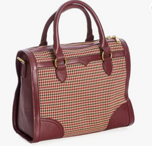 Laden Sie das Bild in den Galerie-Viewer, Henkeltasche Uptown Girl, Braun-Bordeaux
