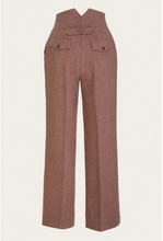 Laden Sie das Bild in den Galerie-Viewer, The Great Grandpa Pants – Rust &amp; Tan Wool Tweed
