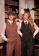 Laden Sie das Bild in den Galerie-Viewer, The Great Grandpa Pants – Rust &amp; Tan Wool Tweed
