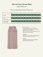 Laden Sie das Bild in den Galerie-Viewer, The Art Deco Dream Skirt – Midnight &amp; Ivory Wool Tweed, Plus Size
