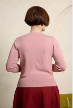 Laden Sie das Bild in den Galerie-Viewer, Pullover Bella Bow 40's, Rosa
