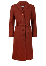 Laden Sie das Bild in den Galerie-Viewer, Wollmantel Dahlia Coat Boiled Wool – Terra
