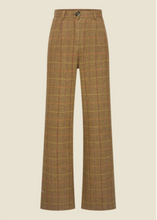Laden Sie das Bild in den Galerie-Viewer, Linda Pants Tartan Tweed Caramel
