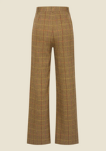Laden Sie das Bild in den Galerie-Viewer, Linda Pants Tartan Tweed Caramel
