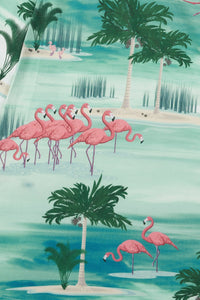 Swingkleid Claudia Flamingo, grün