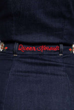Laden Sie das Bild in den Galerie-Viewer, Jeans Swingdress Rosen, Denim
