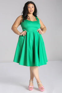 Swingkleid Heidi,Grün , Plus Size