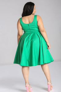 Swingkleid Heidi,Grün , Plus Size