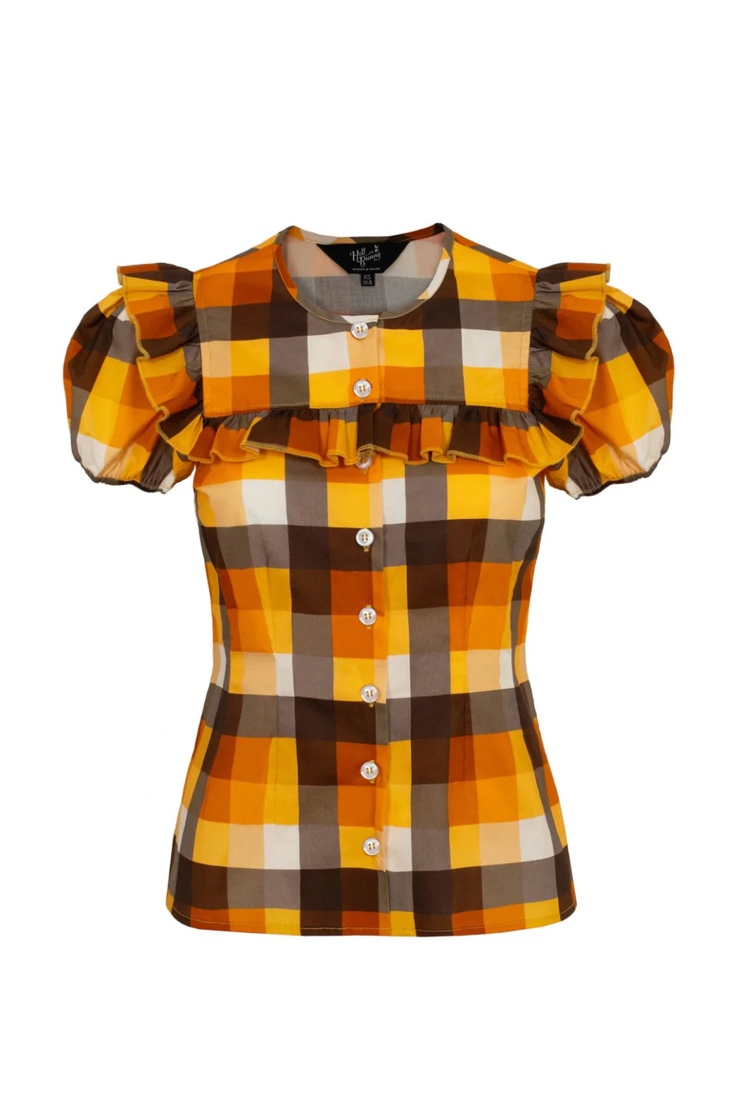 Bluse Darlene Check 40's, Multi