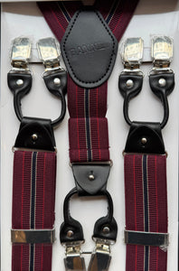 Hosenträger Nicholas Braces, Dunkelrot