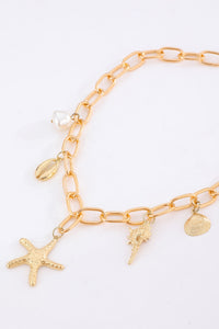 Kette Nautical Starfish, gold