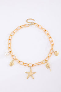 Kette Nautical Starfish, gold