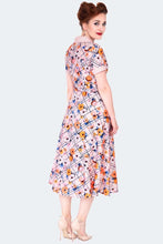 Laden Sie das Bild in den Galerie-Viewer, 60s Midi Kleid, floral
