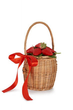 Laden Sie das Bild in den Galerie-Viewer, Korbtasche Dina Strawberry Basket, Natur
