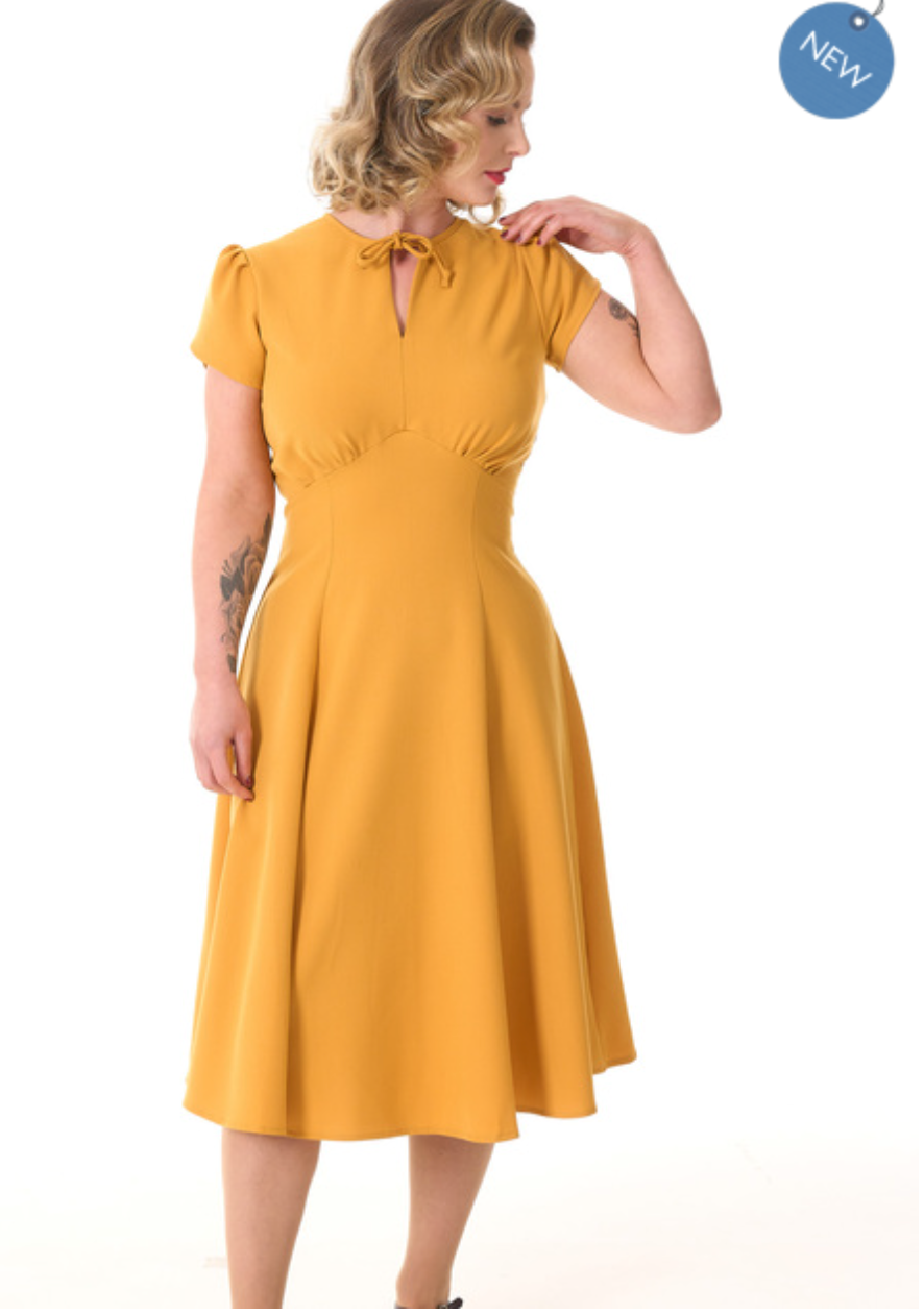 Swingkleid Starlet, Senf