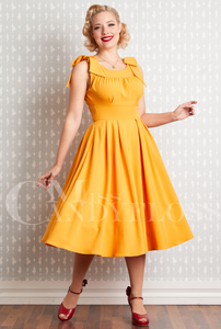 Swingkleid Larissa-Sun, gelb, Plus Size