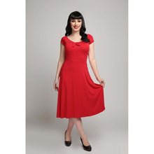 Laden Sie das Bild in den Galerie-Viewer, Shirtkleid Bryonny, Rot
